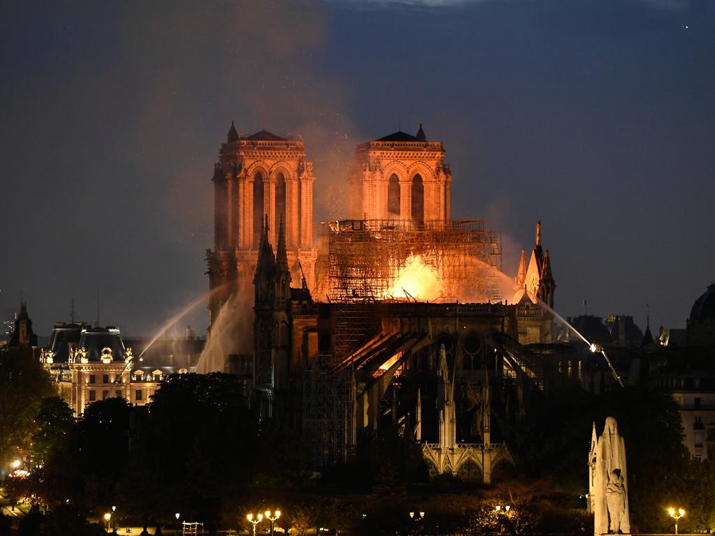 The fire on April 15 devastated people around the world. Picture: Bertrand Guay/AFP