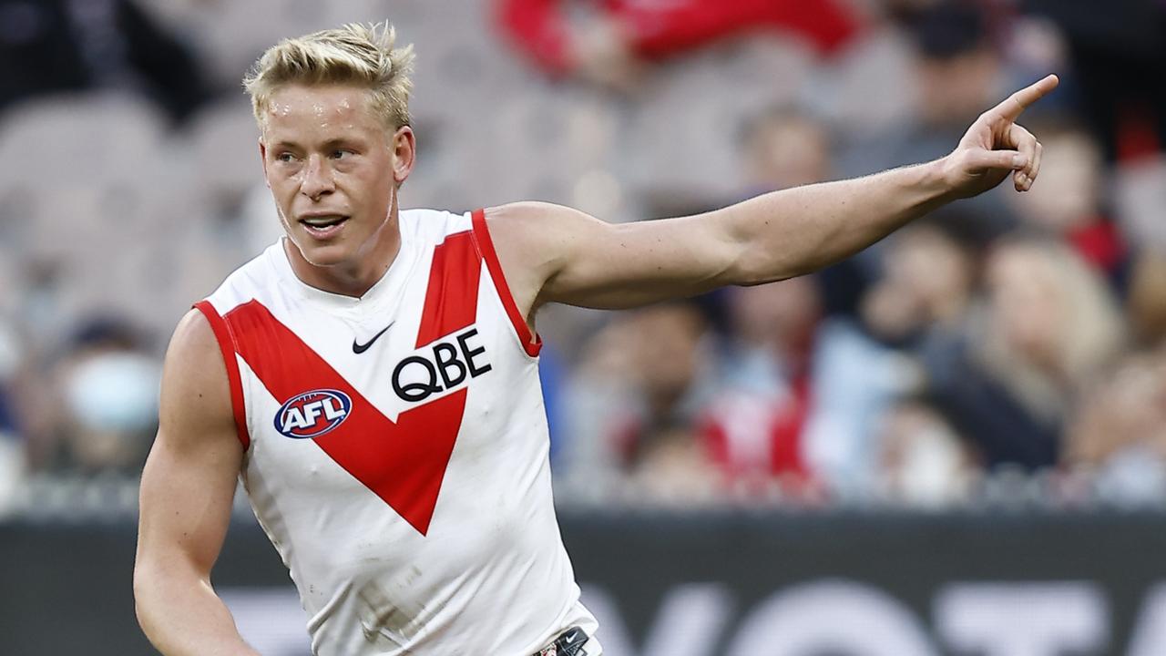 Isaac Heeney should be fit to play against the Bulldogs. Picture: Getty Images