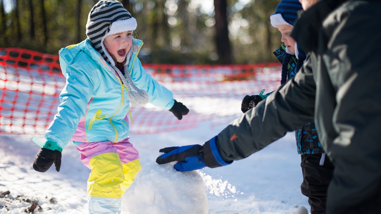 <h2>6. Go tobogganing</h2><h3>Corin Forest, ACT</h3><p>Few things spark more delighted kids&rsquo; squeals than an afternoon of tobogganing. Novotel Canberra&rsquo;s new Snowplay Package includes a night at the hotel with a full-service buffet breakfast and a two-hour snow session at the beautiful Corin Forest (45 minutes away) including toboggan hire until August 31. Take the kids to make snow angels, build a snowman, throw snowballs and warm up by a crackling fire.</p><p class="button-common"><a title="Book now" href="https://www.novotelcanberra.com.au/offers/snowplay-package/" target="_blank" data-cta="Book now" data-editable="true">Book now</a></p>