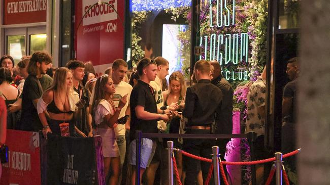 Schoolies celebrations on Saturday 18 November, 2023. Picture: Media Mode/news.com.au