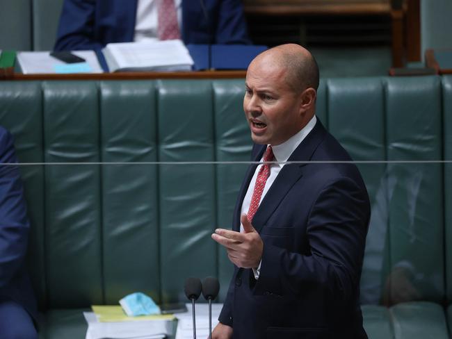 Treasurer Josh Frydenberg will unveil his budget on Tuesday. Picture: NCA NewsWire/Gary Ramage.