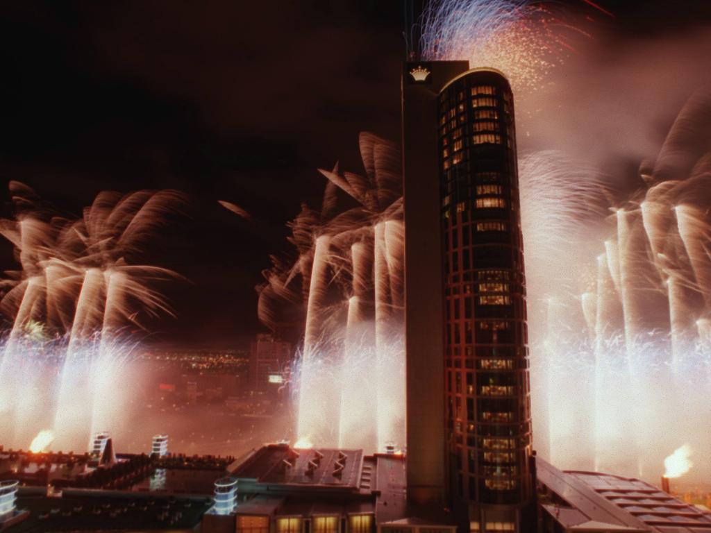 A fireworks display marked the opening of Crown 30 years ago.