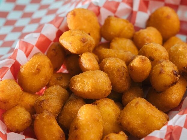 A basket of fried cheese curds. Picture: Angela Owens / The Wall Street Journal