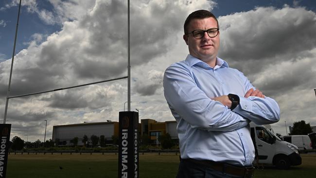 South Sydney boss Blake Solly and the Rabbitohs have throw their support behind a Perth expansion bid. Picture: Lyndon Mechielsen