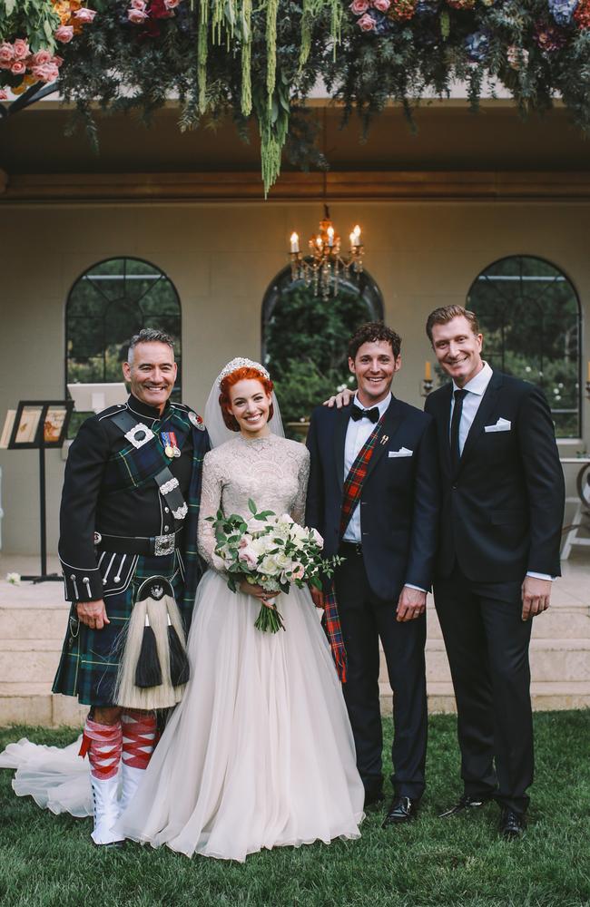 The Wiggles know how to throw a wedding, as yellow Wiggle Emma Watkins marr...