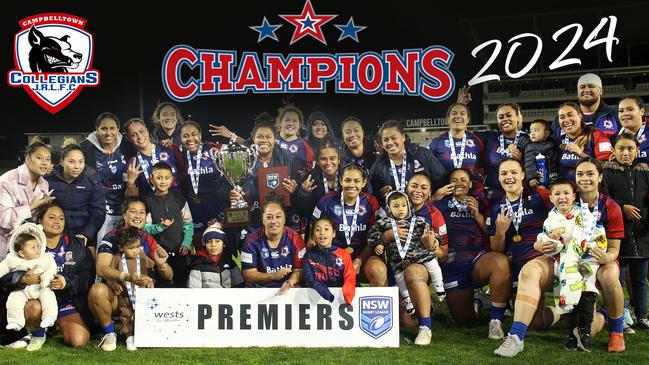 Collies after their third straight grand final victory. Picture Warren Gannon Photography