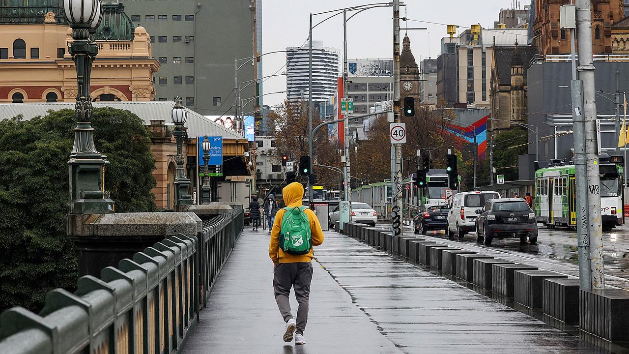 Melbourne is reportedly on track to come out of lockdown on Friday. Picture: NCA NewsWire/Ian Currie