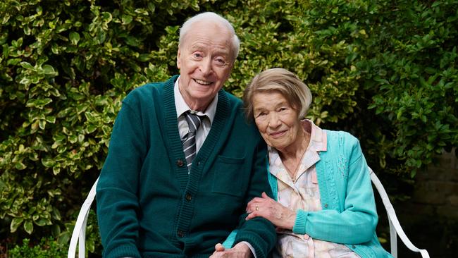 Michael Caine and Glenda Jackson in a scene from the movie The Great Escaper.