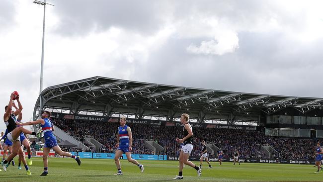 Mars Stadium in Ballarat will receive further upgrades to the tune of $11.8 million. Picture: Michael Klein