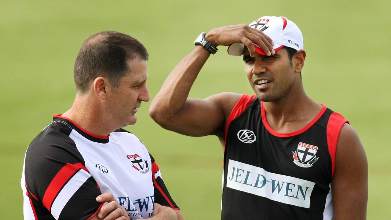 Former St Kilda coach Ross Lyon briefly worked with Andrew Lovett before the latter was stood down by the club.