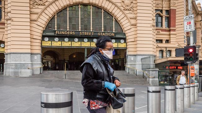 Pandemic shutdowns have decimated the inner Melbourne economy. Picture: Jake Nowakowski