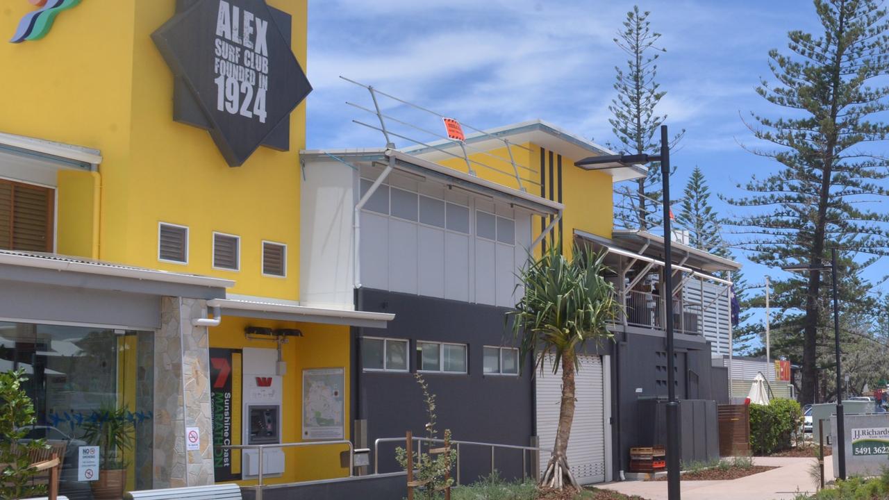 A security guard was involved in a scuffled with a group of young people as he tried to protect a homeless man taking shelter in the Alex Surf Club. Picture: John McCutcheon