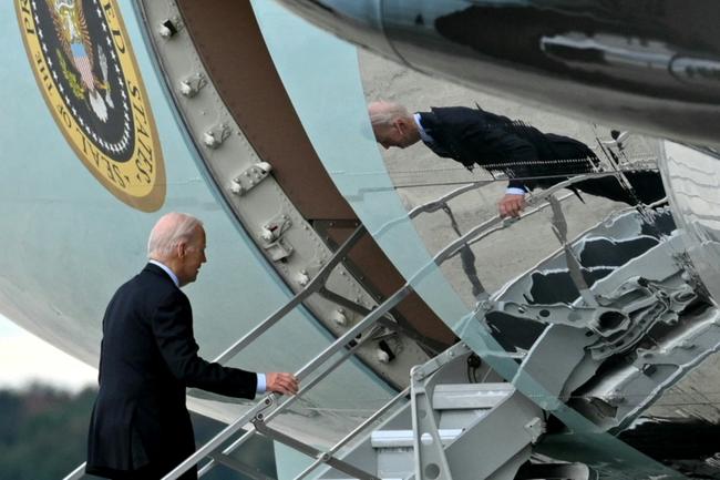 Biden is traveling on Air Force One to Israel