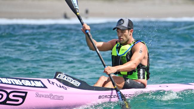 Kendrick Louis had a long, hard day out at the Coolangatta Gold.