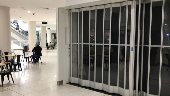 Empty shops blight the 32-year-old Myer Centre in Brisbane's Queen St. Picture: Glen Norris