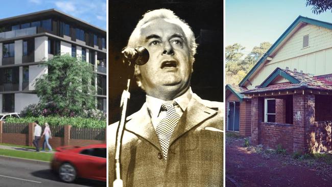 Whitlam’s family home threatened