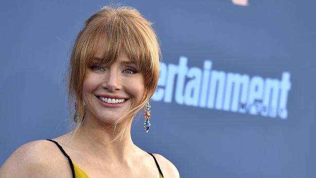 Bryce Dallas Howard arrives at the 22nd annual Critics' Choice Awards in Santa Monica, California. Picture: Jordan Strauss/Invision/AP