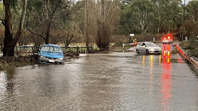 Power is still out in hundreds of homes around Adelaide after a thunderstorm rolled through the state overnight. Picture: Twitter