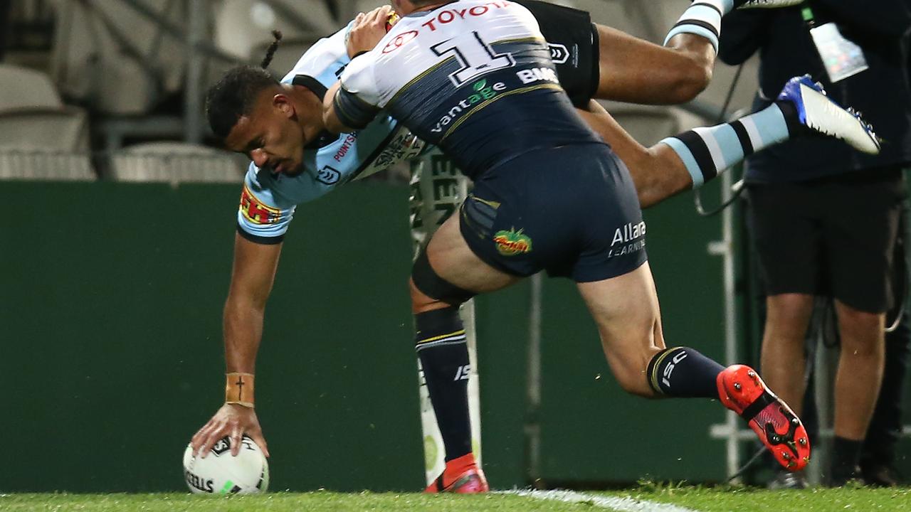 Sione Katoa has revealed the secret to their acrobatics: They don’t practice for it and hope for the best! Picture: Getty Images.