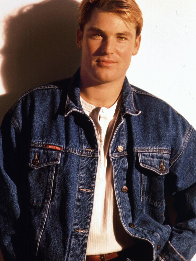 Shane Warne starring in an ad for Just Jeans. Picture: Just Jeans.