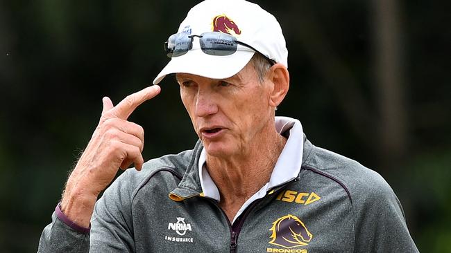 The Broncos coach won’t buy into the speculation game. (AAP Image/Dave Hunt)