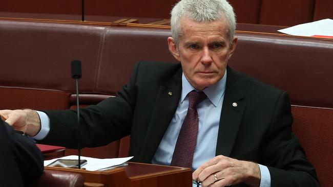 Malcolm Roberts in the Senate Chamber. Picture: Kym Smith.