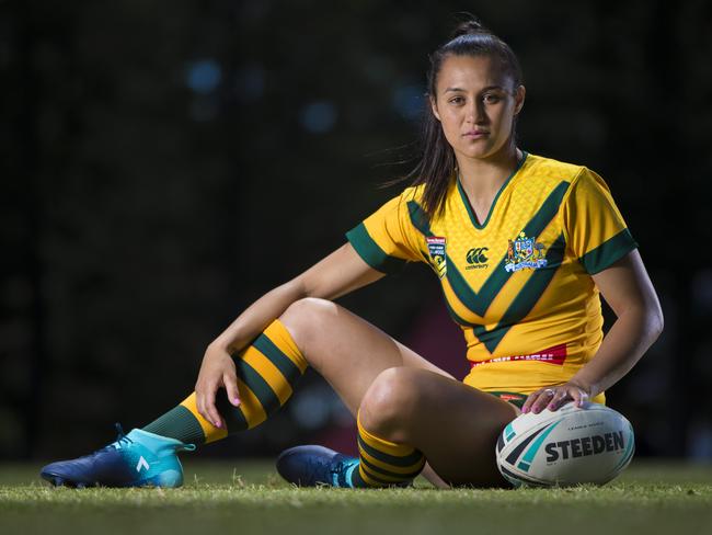 Corban McGregor is gearing up for the World Cup with the Jillaroos. Picture: Nigel Hallett