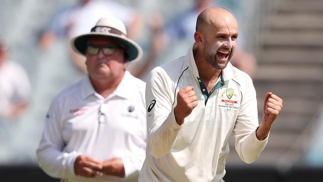 Nathan Lyon doesn’t intend on sitting out the third Test against New Zealand. Picture: Michael Klein