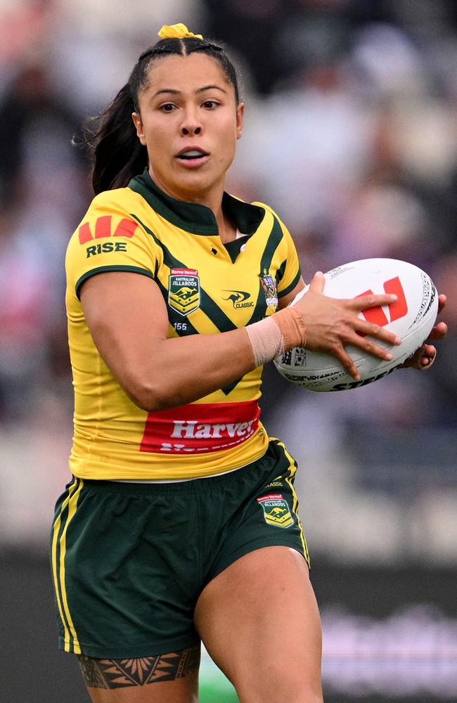 Tiana Penitani sat out training on Wednesday. Picture: Joe Allison/Getty Images