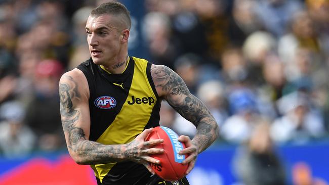 Dustin Martin is being pursued by North Melbourne.