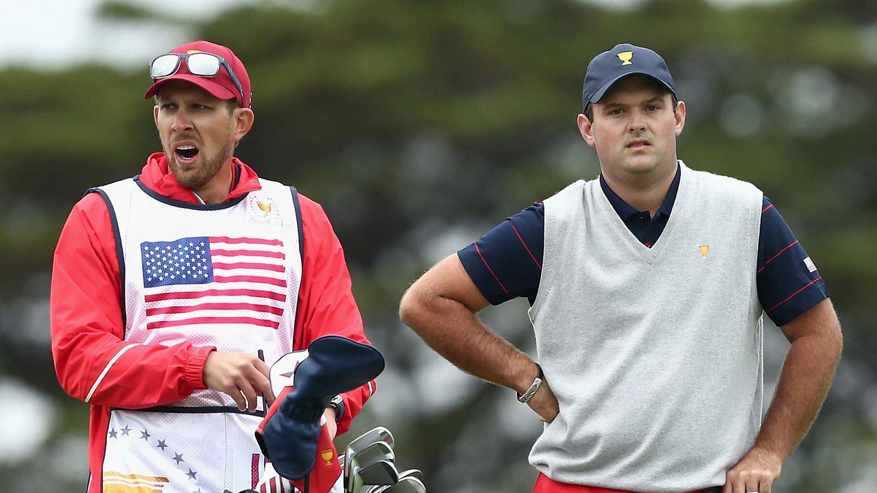 Patrick Reed’s caddie Kessler Karain has been dropped from the Presidents Cup.