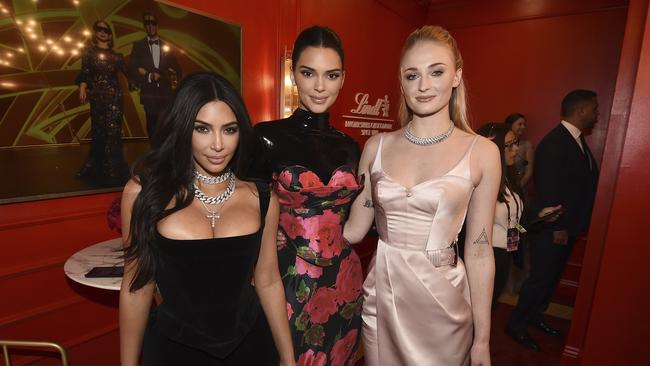 Kim, Kendall and Sophie. Picture: Dan Steinberg/Invision for the Television Academy/AP Images