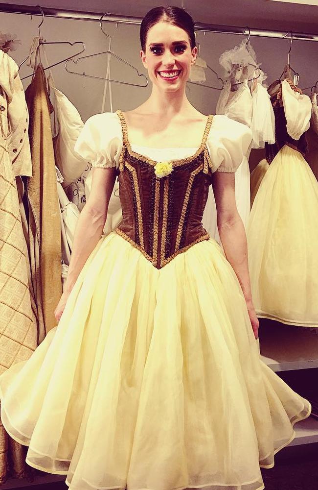 Dana Stephensen danced the role of Giselle nine months after giving birth to her son Jasper. Picture: Instagram