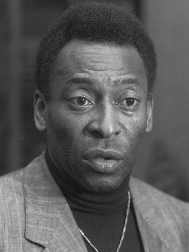 Pele at Town Hall in Adelaide, SA 05 Jul 1988.