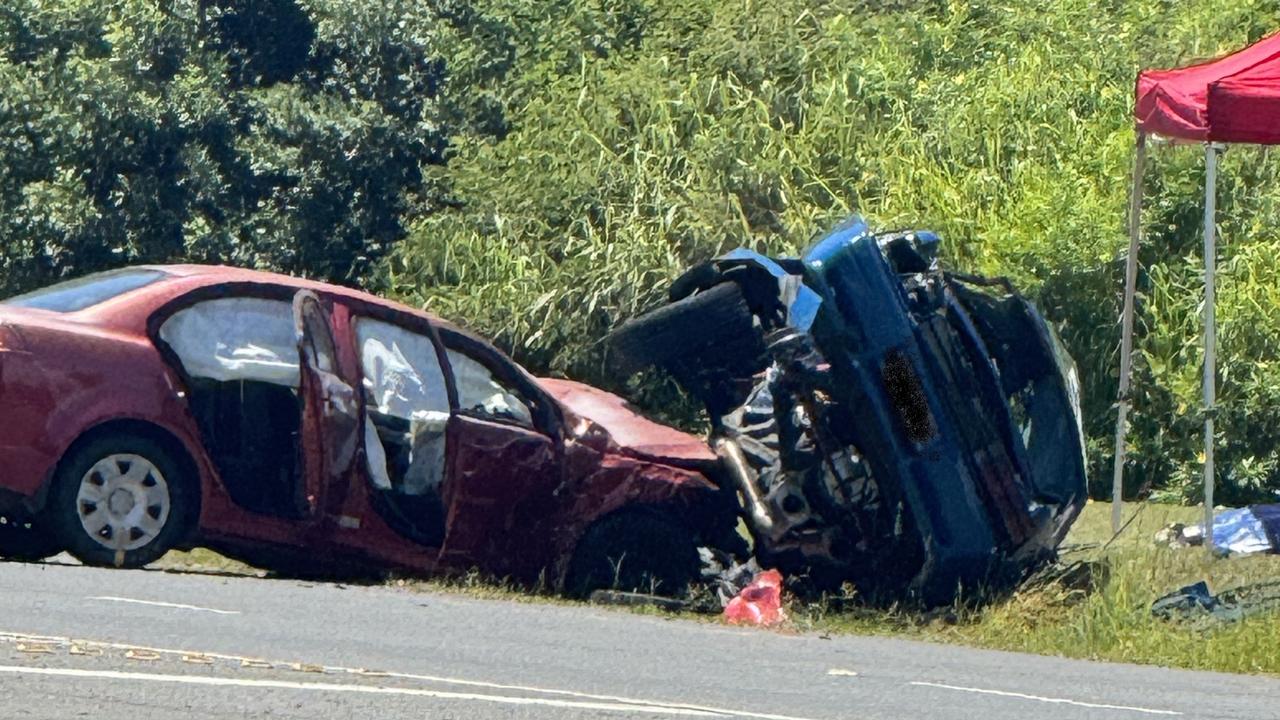 Toddler, man fight for life after crash in Brisbane’s south