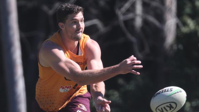 Corey Oates is back on the wing for the Broncos. Picture: Annette Dew