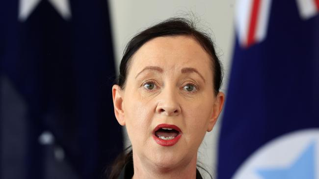 Queensland Health Minister Yvette D'Ath will face the music over the decision to force passengers to quarantine for Christmas. Picture: Adam Head