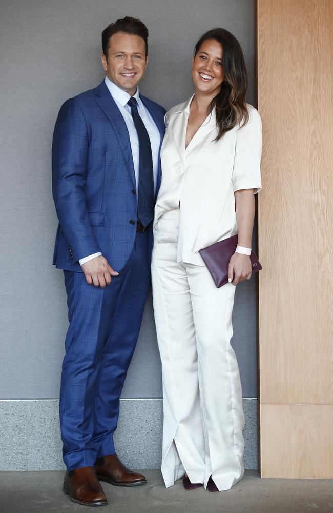 Matt Doran and Kendall Bora at Randwick Racecourse. Picture: Sam Ruttyn