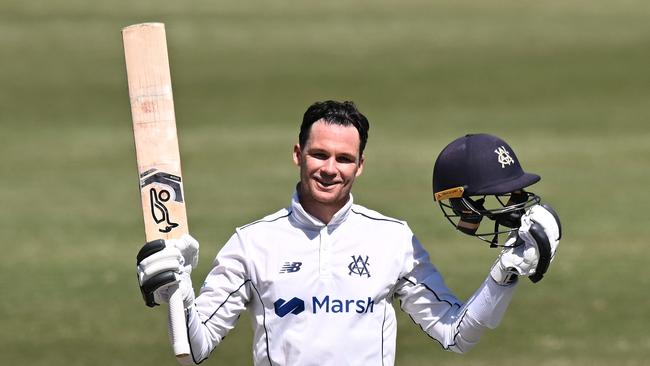 Peter Handscomb has been in blistering form in the Sheffield Shield. (Photo by Morgan Hancock/Getty Images) (Photo by Morgan Hancock/Getty Images)