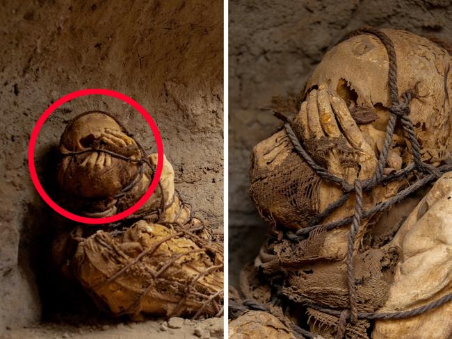 Chilling discovery in underground tomb
