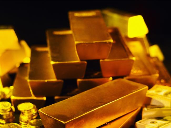 26/07/2011 NEWS: Generic image of bars (ingots) of gold bullion. Pic. Thinkstock