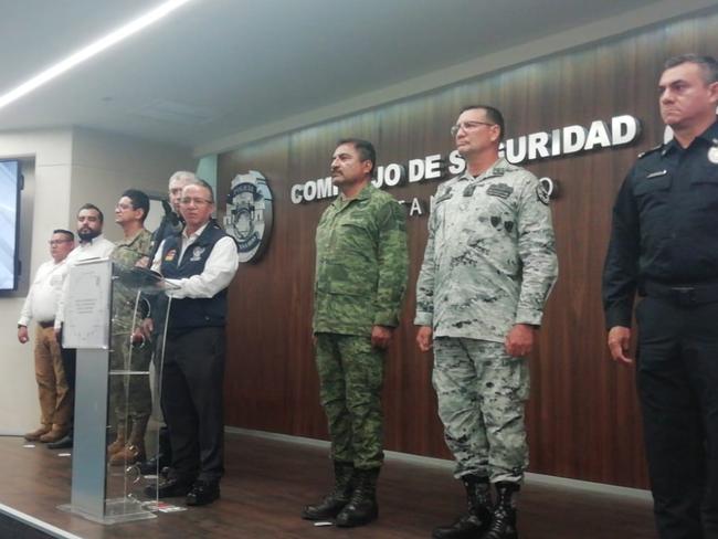 Quintana Roo general attorney Oscar Montes de Oca Rosales at a press conference in Cancun on Monday May 6. Picture: Fernanda Duque