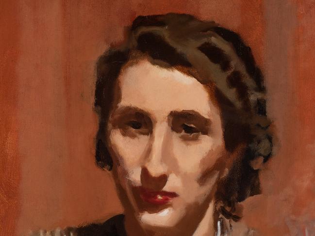 Polly Hurry (1883-1963) Portrait of Dr Ursula Hoff 1940 oil on canvas  Castlemaine Art Museum Gift from the estate of Helen Ogilivie 2010