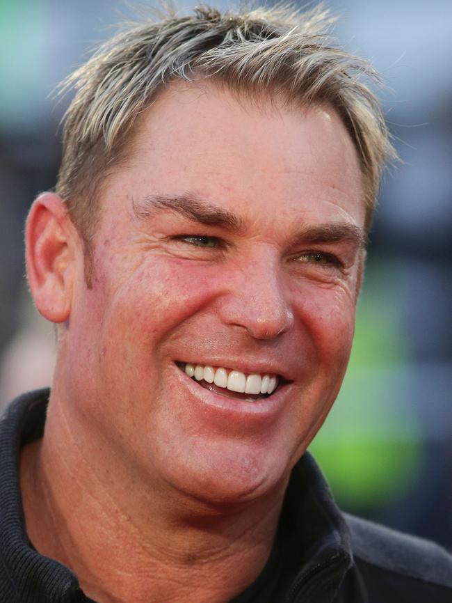 Shane Warne would be enjoying the races today. Picture: AFP