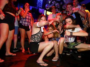 Bali Schoolies day 1. Schoolies party at the Bounty Nightclub in Kuta, Bali . Pic Nathan Edwards