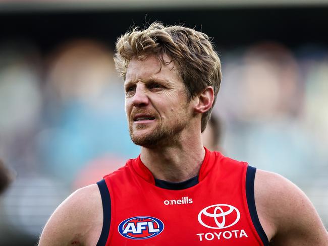 MELBOURNE, AUSTRALIA - JUNE 25: Rory Sloane of the Crows looks dejected after a loss during the 2023 AFL Round 15 match between the Collingwood Magpies and the Adelaide Crows at the Melbourne Cricket Ground on June 25, 2023 in Melbourne, Australia. (Photo by Dylan Burns/AFL Photos via Getty Images)