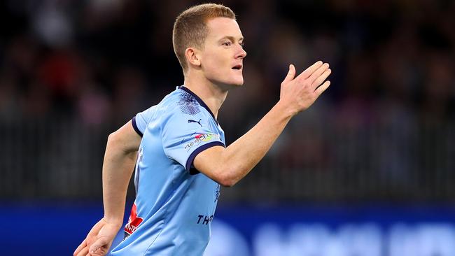 Sydney FC’s Brandon O'Neill has been included in the Socceroos squad for the first time. Picture: Getty Images