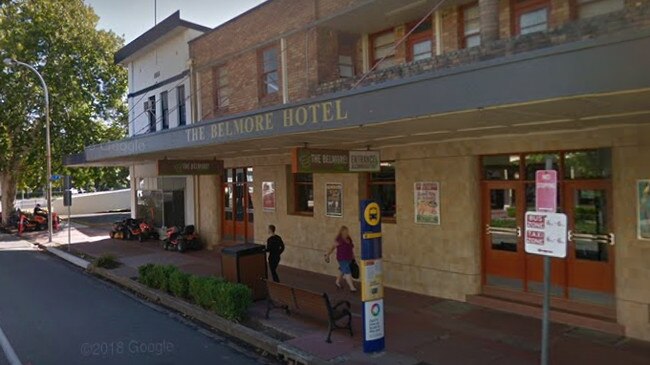 The Belmore Hotel on High Street where a violent brawl broke out early Sunday morning. Google street view.