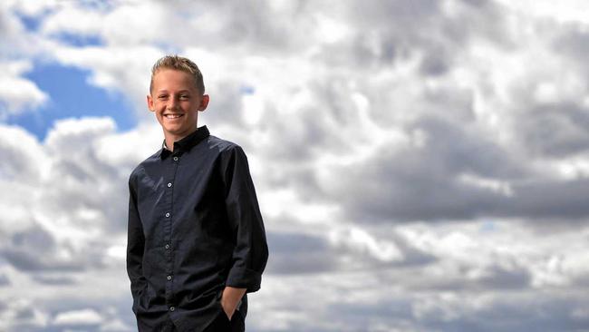 AMBITIOUS: Teenager Braydon McAuley is developing a pharmaceutical courier service called MovingMeds. Picture: Rob Williams