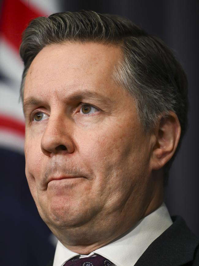 Health Minister Mark Butler. Picture: NewsWire / Martin Ollman